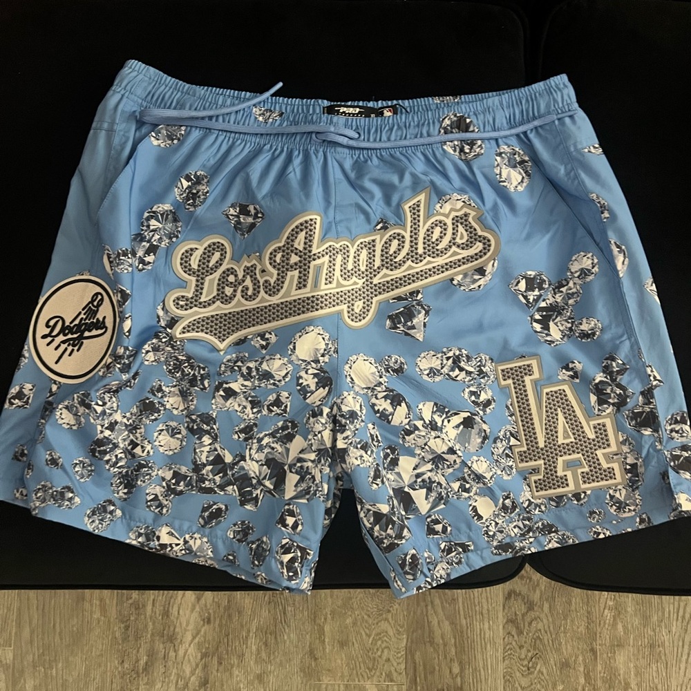 Pro Player Los Angeles Blue Casual Button Down Shirt